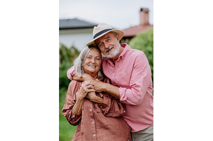 Senior couple in love posing, a Person Photo by HalfPoint