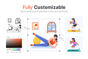 Gym and Fitness Mini Illustrations, a Person Illustration by Vectors Market (Thumbnail 3 of 11)