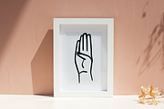 ASL SVG Bundle American Sign Hands, an Education Illustration by InkCloudDesign (Thumbnail 11 of 14)