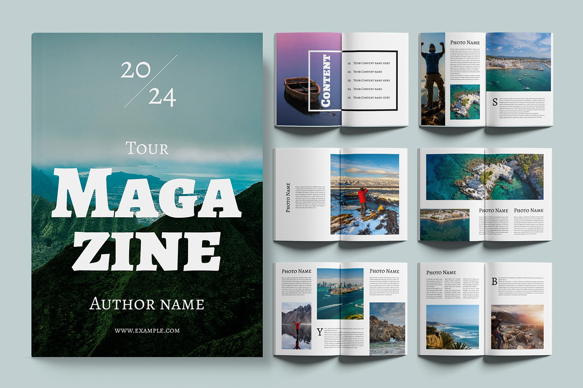 Tour Magazine Template