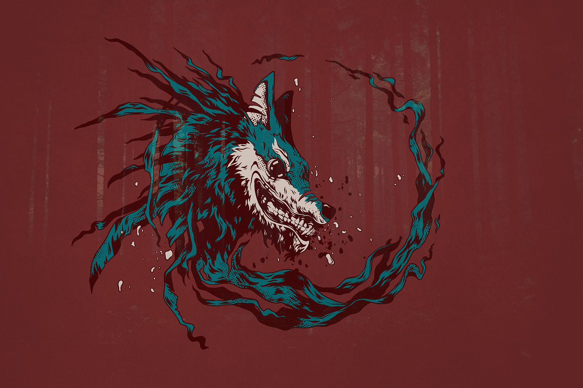 Wolf, an Animal Illustration by illusign (Photo 1 of 2)
