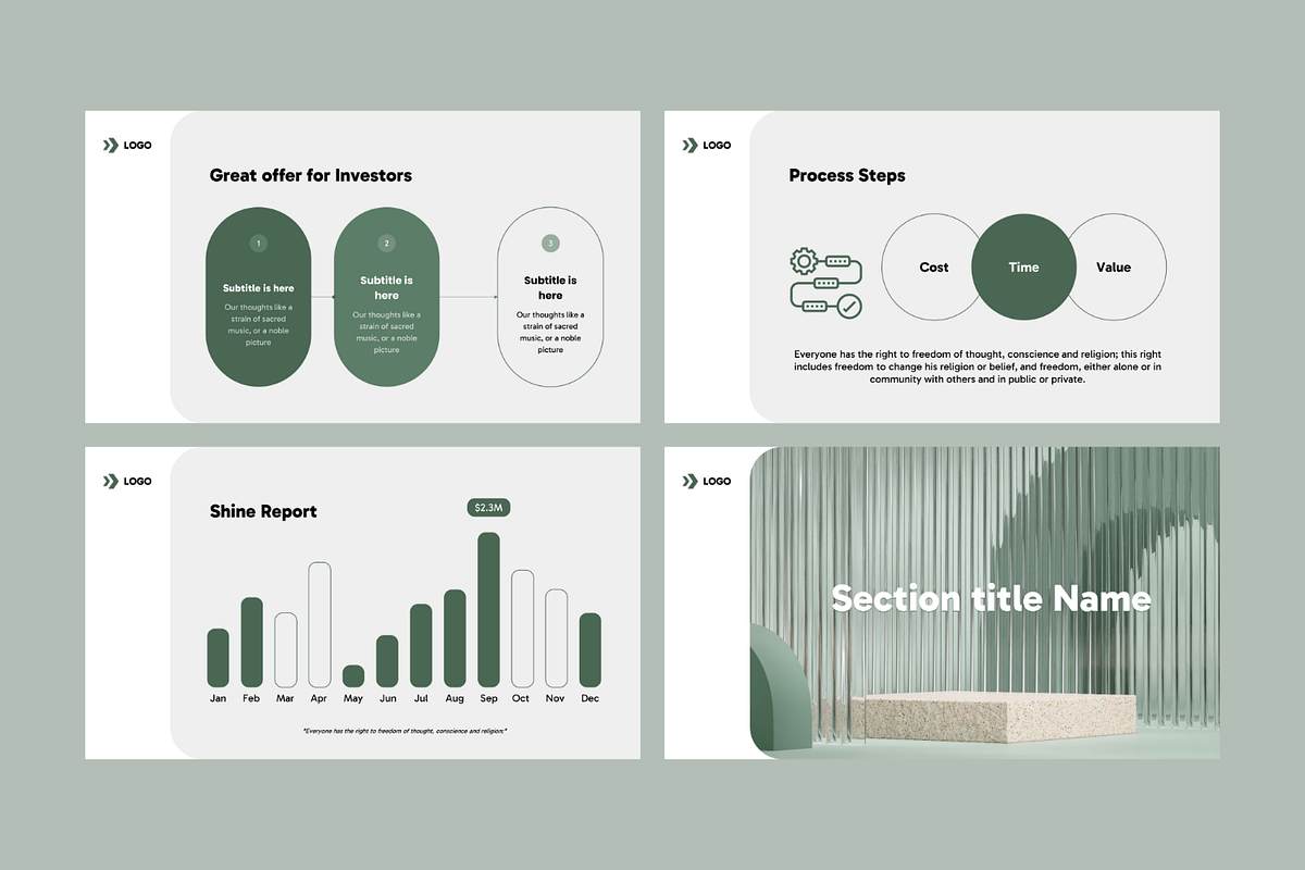 Aurora Presentation, a Presentation Template by MNML Agency (Photo 8 of 13)