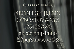 Alizarine Font