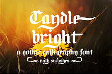 Candlebright blackletter font