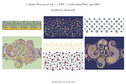 Boho Paisley Patterns & Motifs, a Pattern Graphic by Rose Design (Thumbnail 7 of 13)