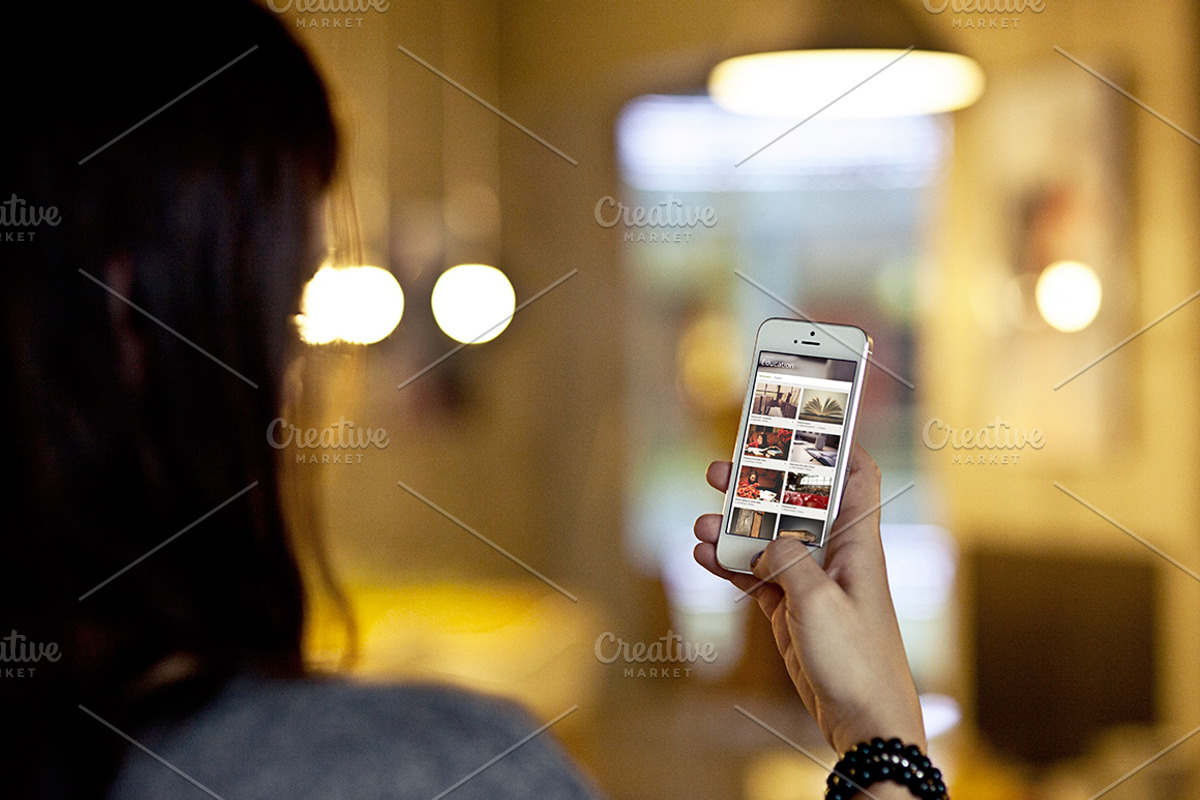 6 iPhone photo mockups, an iPhone Mockup by show it better (Photo 4 of 5)