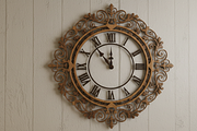 Ornamental Wall Clock Laser Cut, an Object Graphic by Amazin_art (Thumbnail 3 of 3)