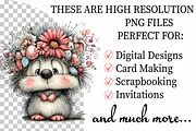 Whimsical Easter Hedgehog Clipart, an Illustration by Daily.Designs (Thumbnail 2 of 8)