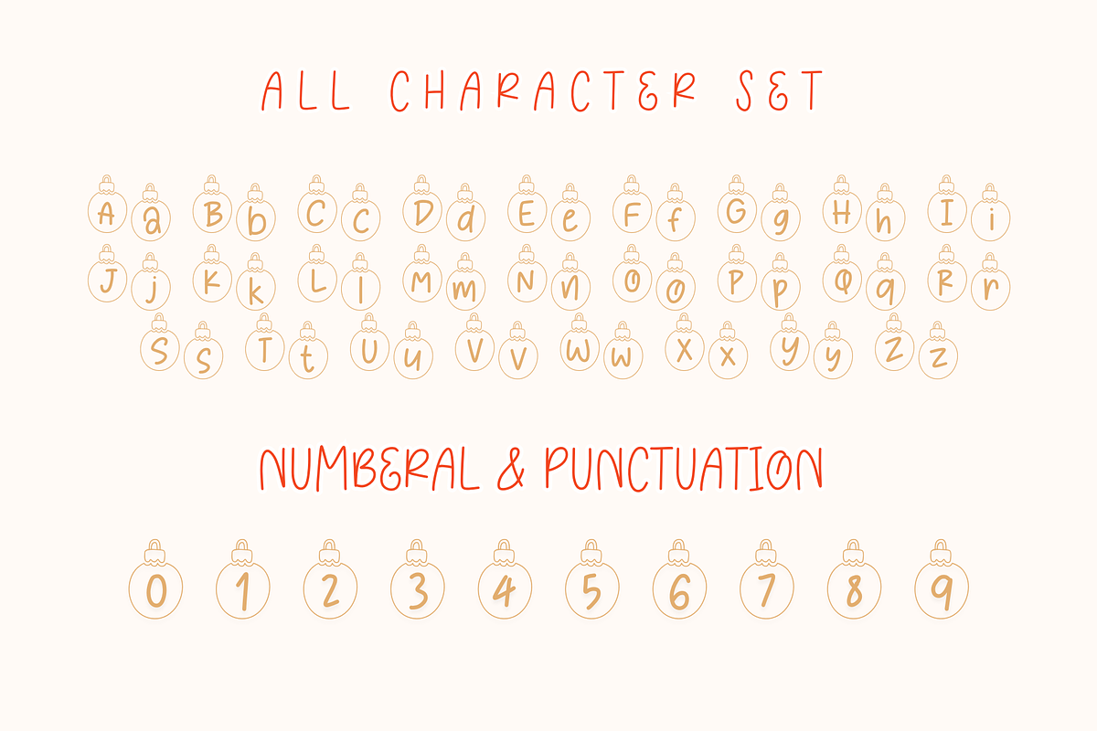 Xmas Night is a display font, a Handwritten Font by Brown Cupple (Photo 5 of 6)