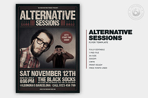 Alternative Sessions Flyer Template