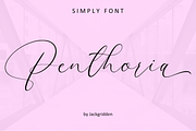 Penthoria | Handwritten Font, a Handwritten Font by Jackgridden (Thumbnail 1 of 10)