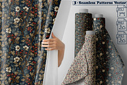 Blackthorn Vines – 3 Seamless Vector, a Pattern Graphic by one-touch (Thumbnail 1 of 10)