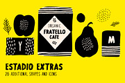 Estadio Font Family, a Font by Ballasiotes (Thumbnail 5 of 5)