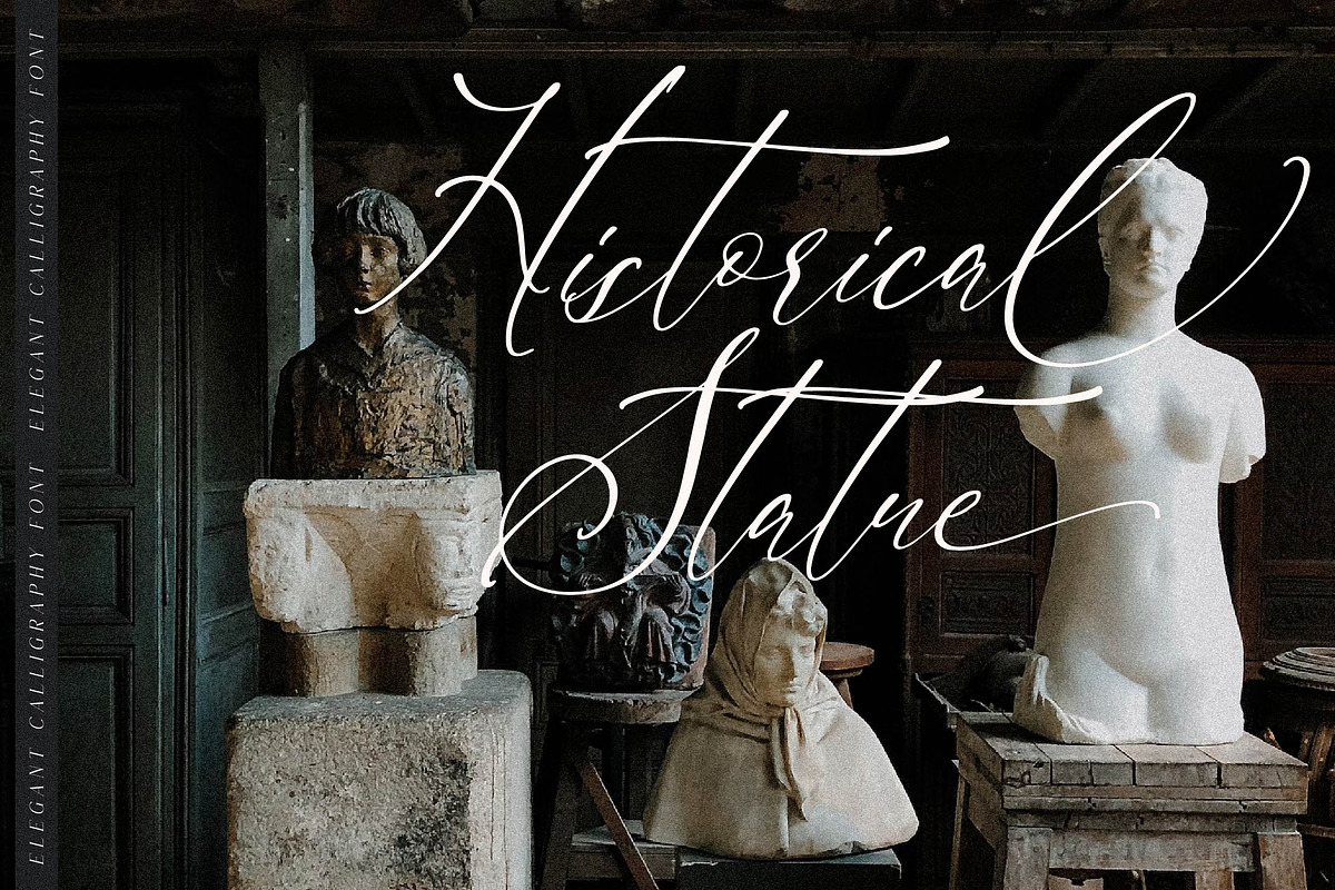 Scarlet Flettcher Elegant Calligraph, a Script Font by Storytype Studio (Photo 3 of 14)