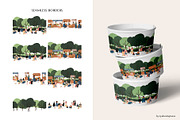Diverse People Seamless Borders set, a Person Illustration by LyubovZaytseva (Thumbnail 2 of 4)