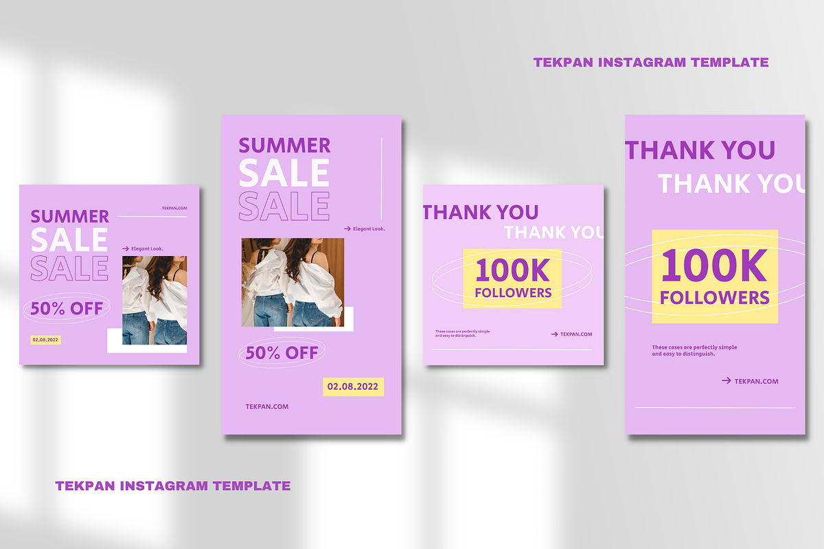 Tekpan Instagram Template, a Social Media Template by Aji Gallery (Photo 16 of 17)