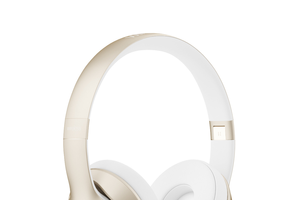 Golden headphones, an Object 3D Model by CGAxis (Photo 3 of 10)
