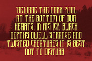 Alaftar Display Font, a Blackletter Font by Maulana Creative (Thumbnail 4 of 7)