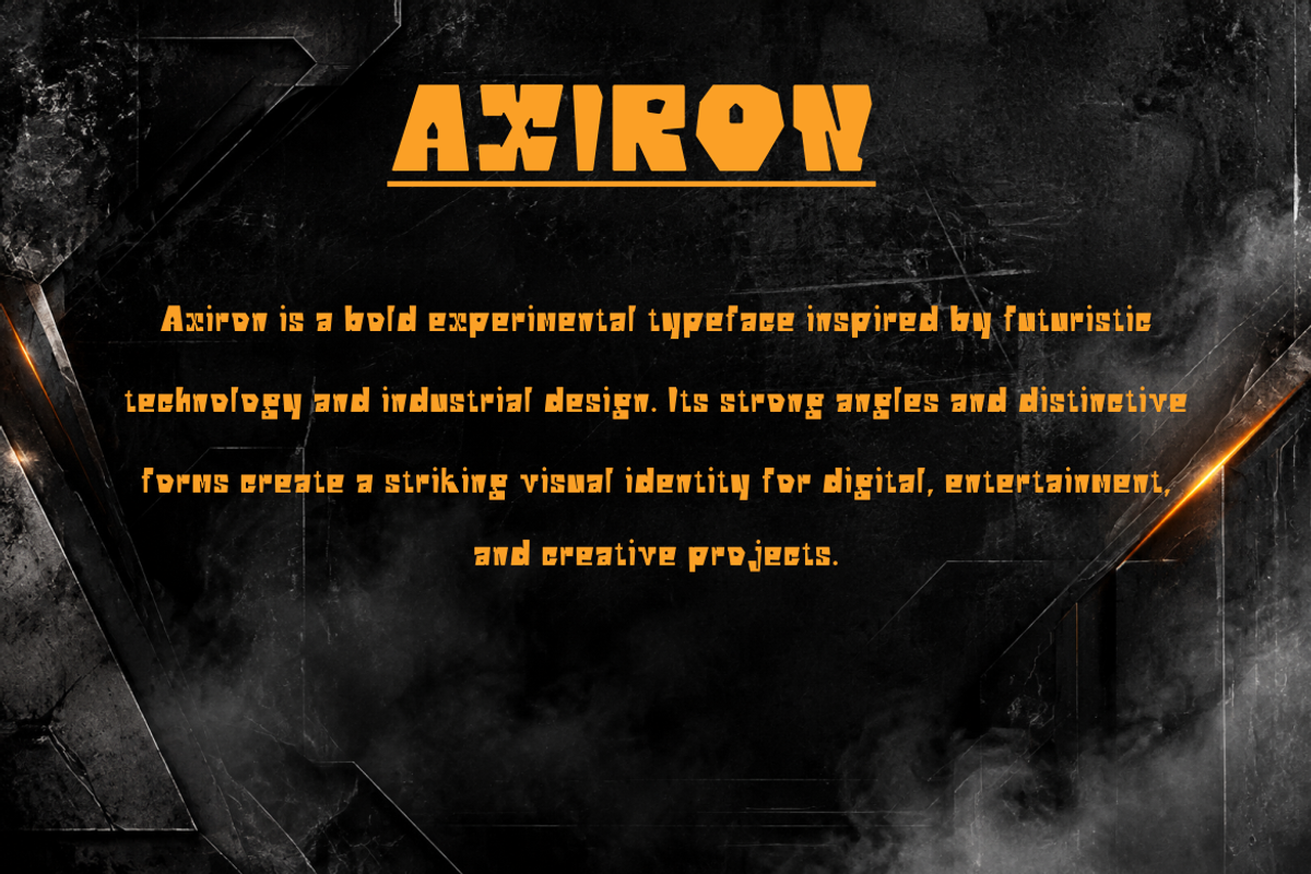 Axiron, a Symbol Font by zerologicstudio (Photo 4 of 10)