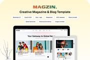 Magzin – Blog WordPress Theme, a WordPress Template by AliThemes (Thumbnail 2 of 2)