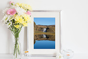 Silver frame mockup, a Print Template by WanderlustLens (Thumbnail 3 of 3)