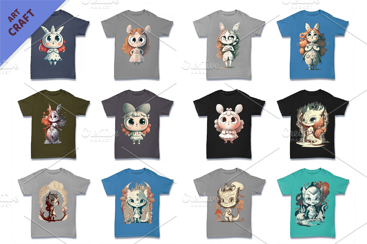 Big Bundle T-Shirt-designs., an Animal Illustration by KENO Mascots (Photo 4 of 4)