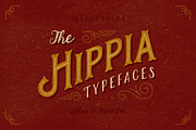 The Hippia Typefaces - 3 Font, a Sans Serif Font by Aksa & Nusa Co. (Thumbnail 1 of 4)