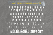 Sagiel Prenock - Handdrawn Font, a Sans Serif Font by Black Junst (Thumbnail 10 of 10)