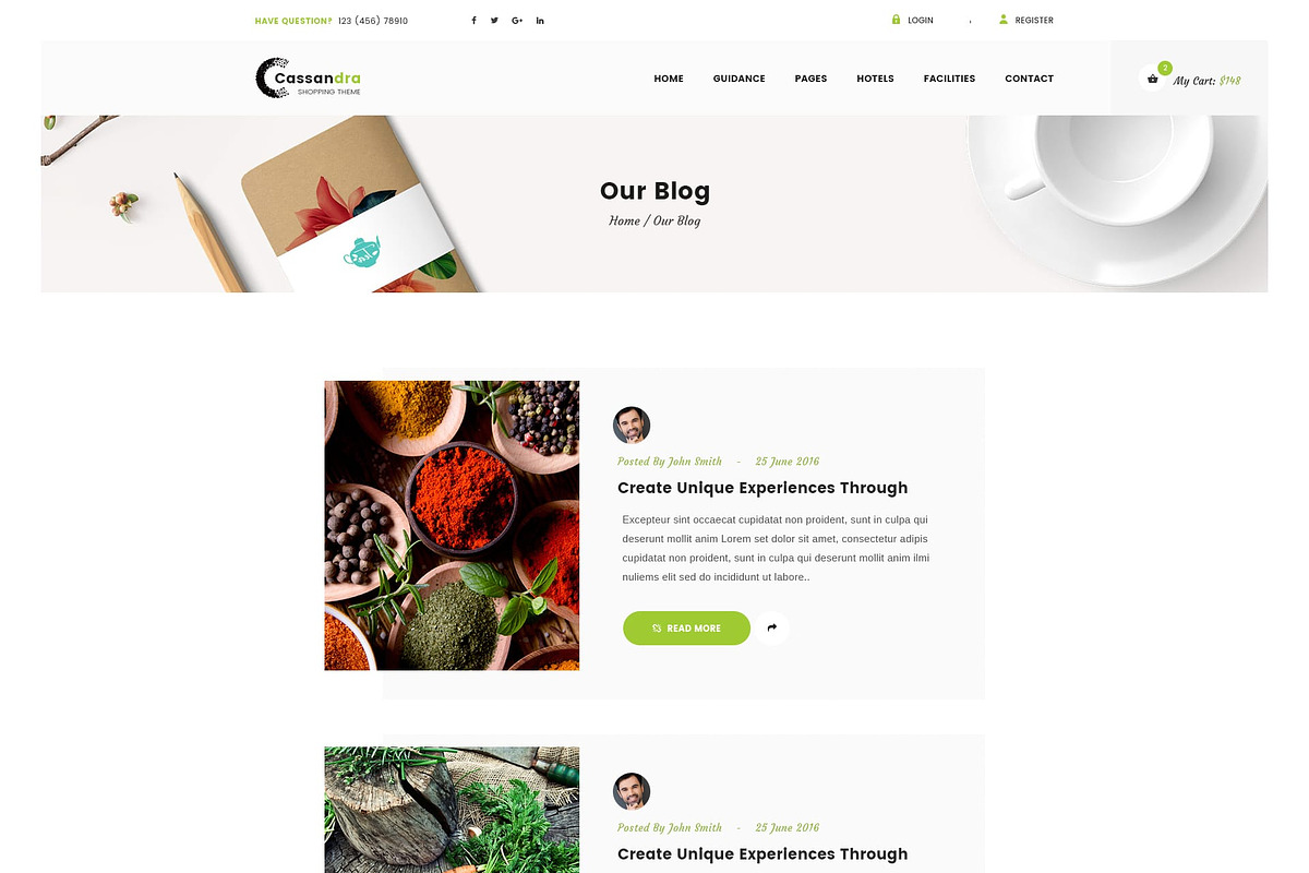 Cassandra - Organic - Muse, a Templates & Theme by DigitalCenturySF (Photo 3 of 11)