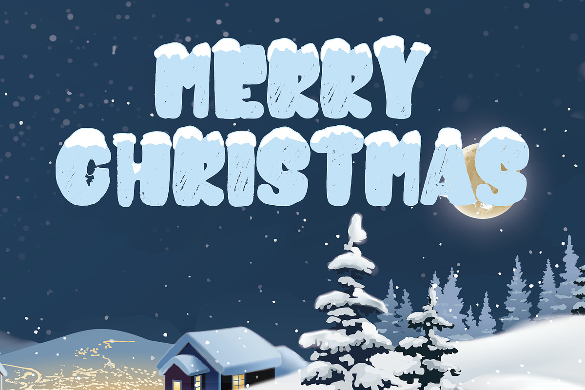 Snowky Brush, a Font by Letterara (Photo 2 of 8)