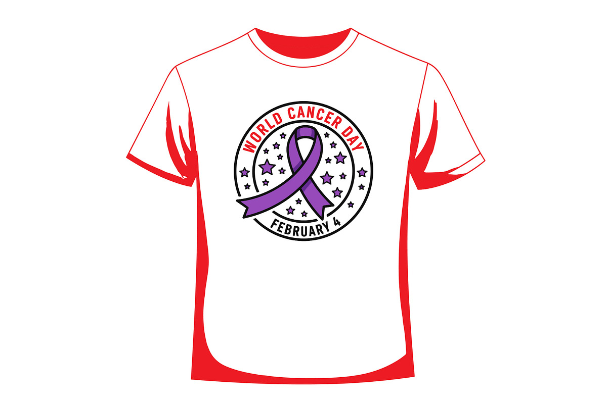 Cancer Awareness T Shirt Design Set, a Healthcare Illustration by balal (Photo 11 of 30)