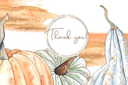 Pumpkins. Watercolor collection, an Object Graphic by Ana-Sakuta (Thumbnail 17 of 17)