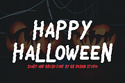 Woman Screams - Horror Font, a Handwritten Font by QR Design Studio (Thumbnail 3 of 8)