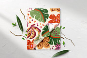 Hand drawn tropical floral patterns, a Pattern Graphic by Tani Kuzminka (Thumbnail 10 of 22)