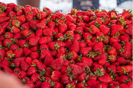 Strawberry trading in the Turkish, a Food & Drink Photo by Jan Jack Russo Media