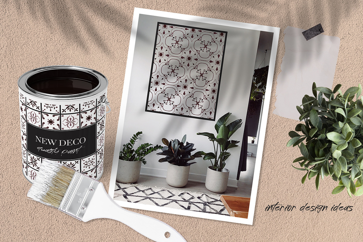 Vintage Tile Collection, a Pattern Graphic by Kate Galunga Artstore (Photo 7 of 8)