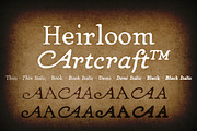 Heirloom Artcraft Family, a Serif Font by Baseline Fonts (Thumbnail 2 of 5)