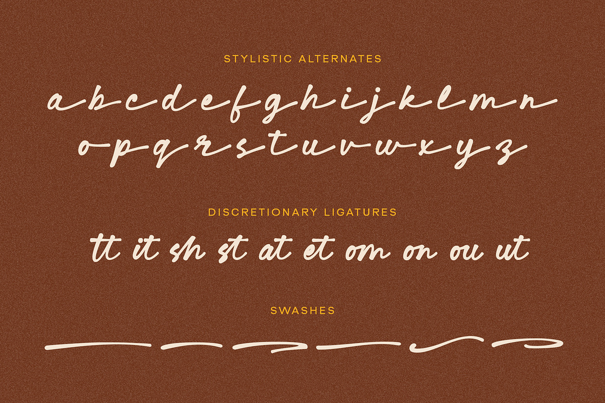 Shigetla, a Script Font by Gatype (Photo 7 of 8)