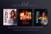 Night Party Social Media Post Bundle, a Social Media Template by Creative_View (Thumbnail 6 of 8)