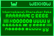 Electro Pop font, a Font by weknow (Thumbnail 8 of 8)