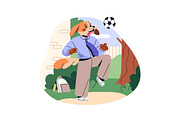 Cute animals students study set, an Education Illustration by PaperTrident (Thumbnail 12 of 13)