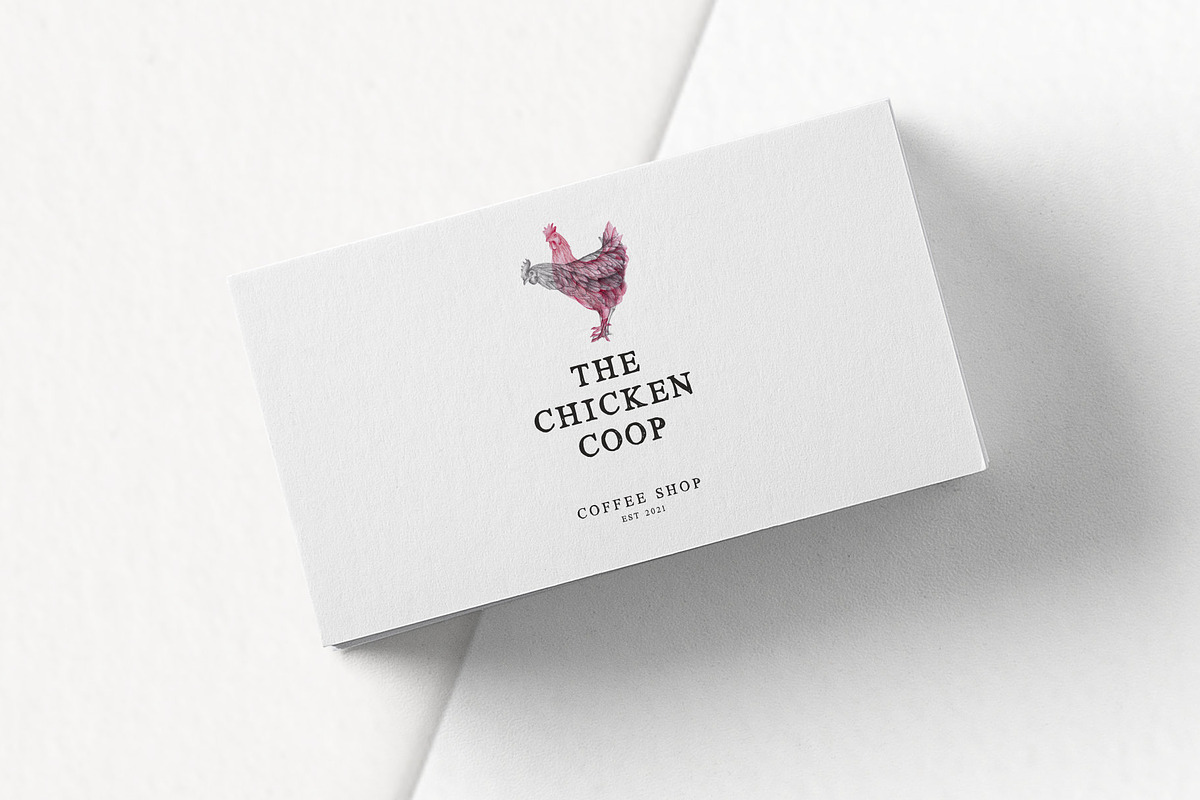 Hand drawn Chicken Illustrations, an Animal Illustration by Greek fonts by nantia.co (Photo 4 of 6)