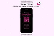 QR Code, Scan To Pay Sign Template, a Social Media Template by Cherry Paper Co (Thumbnail 5 of 6)