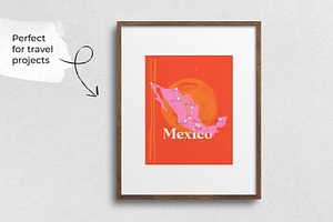 Mexico Watercolor Photoshop Brush