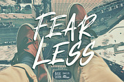 Fear Less Font, a Font by YandiDesigns (Thumbnail 1 of 3)
