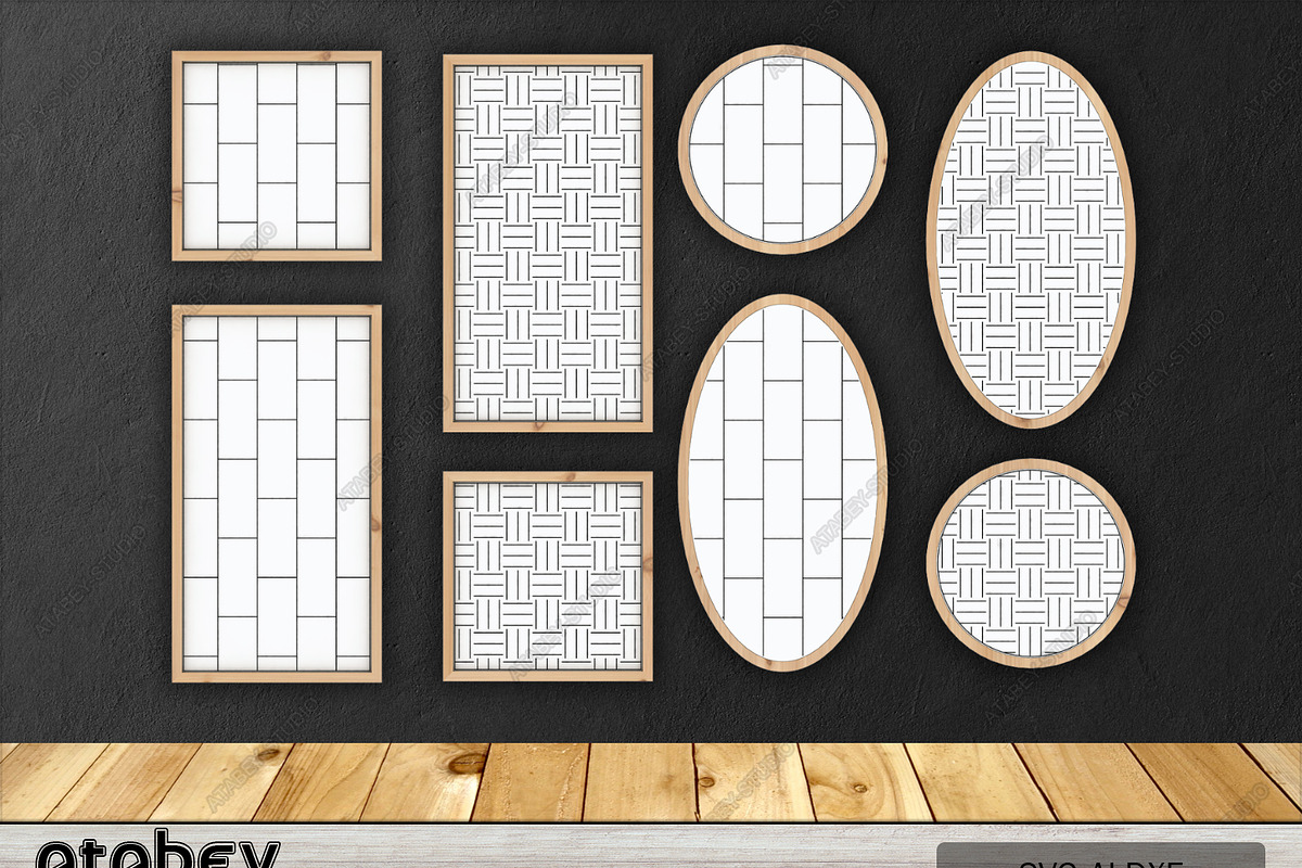 Patterned Frame SVG 154, a Graphic by AtacanDigital (Photo 1 of 4)