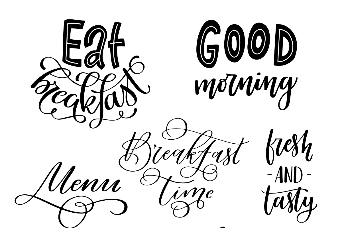 Breakfast Food Set, a Food Illustration by Anna Krestiannykova (Photo 14 of 14)