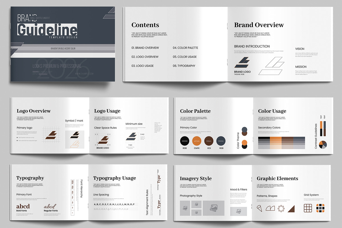 Business Identity Brand Guideline, a Brochure Template by MightyDesign (Photo 1 of 8)