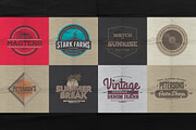 Retro Badges, Labels & Logos, a Branding & Logo Template by Graphicdome (Thumbnail 3 of 5)