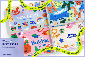 Infant Vector Big Bundle: 70% OFF